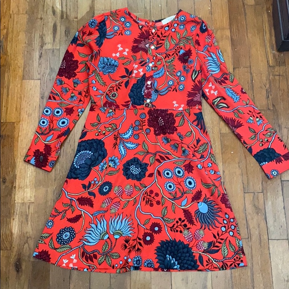 LOFT floral print dress